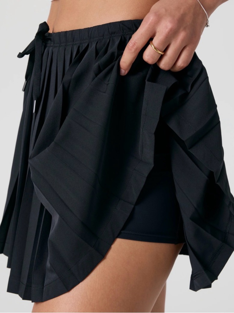 Vuori Clementine Pleated Activewear Skirt with Built-In Shorts